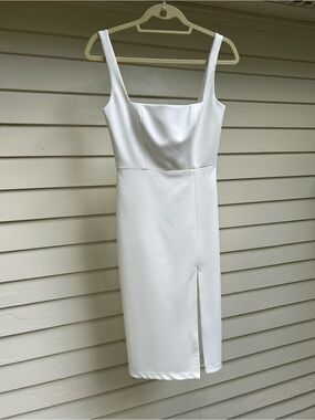 alo white and green dress Alo Yoga Airbrush Streamlined Dress - Spruce Green & White